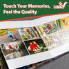 Uinkit Bright White Single Sided Glossy Photo Paper 8.5x11 Letter Size 180gsm 48lb Instant Dry Dye Inkjet Paper, Smudge Resistant Professional Printing Papers for Home/Office Trial Use