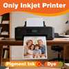 UinkitDouble Sided Photo Paper Glossy 8.5x11 54lbs Inkjet for Dye Ink 200Gsm Value Bulk Pack Picture 8.5 x 11 9.5Mil for Inkjet Printing Printer