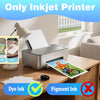 Uinkit Photo Paper Glossy Double Sided 8.5x11 Inkjet 37lb 140gsm Dye ink Thin Photo Picture Flyer Calendar Magazine CD Cover letter