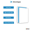 Sublimation Paper for Any Inkjet Printer with sublimation ink 8.5x11 11x17 inches
