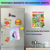 Printable Magnetic Holographic Sheets