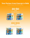 Uinkit Inkjet PET Label Paper A3 (11 x 17 Inch), Matte White/Clear/Bright White, 30-200 Sheet Packs
