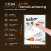 Uinkit A3 / Menu Size Thermal Laminating Pouches, 11.5 x 17.5 Inches, Matte & Glossy, 3.5/5 Mil Thickness