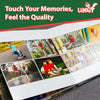 Uinkit Bright White Single Sided Glossy Photo Paper 8.5x11 Letter Size 180gsm 48lb Instant Dry Dye Inkjet Paper, Smudge Resistant Professional Printing Papers for Home/Office Trial Use