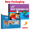 Uinkit Inkjet Transparency Film 8.5x11 OHP Overhead Projector Film for DIY Crafting 100% Clear Transparency Paper For Inkjet Printer