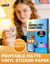 Uinkit Inkjet PP Label Paper A4 (8.5 x 11 Inch), Glossy/Matte/Adhesive/Mixed Finish, 20-200 Sheet Packs