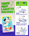 Uinkit PET Cold Laminating Film, A4 / A3 / 4R Sizes, 4 Mil Self-Adhesive Single-Sided Cold Laminating Pouches