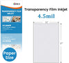 Uinkit Inkjet Transparency Film 8.5x11 OHP Overhead Projector Film for DIY Crafting 100% Clear Transparency Paper For Inkjet Printer