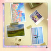 Uinkit Holographic Self-Adhesive Laminated Film Adhesive Transparent Vinyl for Stickers,10Sheets Overlay Holographic 8.27"x11.7" inches