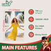 100 Sheets Matte Photo Paper Coated 8.5x11 180Gsm 49lbs 8.5Mil For Inkjet and Laser Printer Uinkit