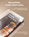 Uinkit A3 / Menu Size Thermal Laminating Pouches, 11.5 x 17.5 Inches, Matte & Glossy, 3.5/5 Mil Thickness