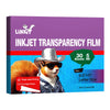 Uinkit Inkjet Transparency Film 8.5x11 OHP Overhead Projector Film for DIY Crafting 100% Clear Transparency Paper For Inkjet Printer