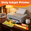 UinkitDouble Sided Photo Paper Glossy 8.5x11 54lbs Inkjet for Dye Ink 200Gsm Value Bulk Pack Picture 8.5 x 11 9.5Mil for Inkjet Printing Printer