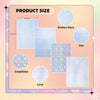 Uinkit Holographic Self-Adhesive Laminated Film Adhesive Transparent Vinyl for Stickers,10Sheets Overlay Holographic 8.27"x11.7" inches