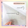Uinkit Holographic Self-Adhesive Laminated Film Adhesive Transparent Vinyl for Stickers,10Sheets Overlay Holographic 8.27"x11.7" inches