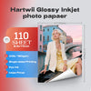HARTWII Double Sided Photo Paper Glossy Brochure Flyer Paper 110sheets 220sheets