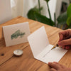 Half Folding Greeting Card Paper - 100sheets 5.5x8.5 Folded Double sides Matt Inkjet Paper Photo Paper Suitable for All Ink Printers