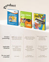 Uinkit PET Cold Laminating Film, A4 / A3 / 4R Sizes, 4 Mil Self-Adhesive Single-Sided Cold Laminating Pouches