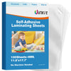 Uinkit PET Cold Laminating Film, A4 / A3 / 4R Sizes, 4 Mil Self-Adhesive Single-Sided Cold Laminating Pouches