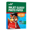 100 Sheets Matte Photo Paper Coated 8.5x11 180Gsm 49lbs 8.5Mil For Inkjet and Laser Printer Uinkit