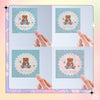 Uinkit Holographic Laminated Film 100Sheets Variety Pack A4 8.27"x11.7" Self-Adhesive Cold Laminating Film Overlay Holographic NO Need Machine (Variety Pack) (100)