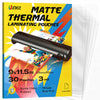 Uinkit A4 Letter Thermal Laminating Pouches, 9 x 11.5 Inches, Matte & Glossy Finish, 3/5/7 Mil Thickness, 30-200 Pack Sizes - Multi-Variation Listing