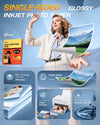 Uinkit Photo Paper, 200gsm, Single Sided, for Dye Ink Printers, Photo Prints, Crafts & School Projects Brochures & Crafts