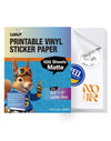 Uinkit Inkjet PP Label Paper A4 (8.5 x 11 Inch), Glossy/Matte/Adhesive/Mixed Finish, 20-200 Sheet Packs