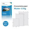 Uinkit Photo Paper Glossy Double Sided 8.5x11 Inkjet 37lb 140gsm Dye ink Thin Photo Picture Flyer Calendar Magazine CD Cover letter
