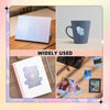 Uinkit Holographic Self-Adhesive Laminated Film Adhesive Transparent Vinyl for Stickers,10Sheets Overlay Holographic 8.27"x11.7" inches