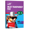 Uinkit Inkjet Transparency Film 8.5x11 OHP Overhead Projector Film for DIY Crafting 100% Clear Transparency Paper For Inkjet Printer
