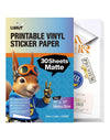 Uinkit Inkjet PP Label Paper A3 (11 x 17 Inch), Glossy/Matte/Adhesive Finish, 10-200 Sheet Packs