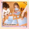 Uinkit Holographic Self-Adhesive Laminated Film Adhesive Transparent Vinyl for Stickers,10Sheets Overlay Holographic 8.27"x11.7" inches