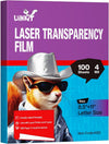 Uinkit Laser Transparency Film Transparent Paper for Overhead Projector and Laser Jet Printer Copier,