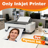 UinkitDouble Sided Photo Paper Glossy 8.5x11 54lbs Inkjet for Dye Ink 200Gsm Value Bulk Pack Picture 8.5 x 11 9.5Mil for Inkjet Printing Printer