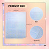 Uinkit Holographic Self-Adhesive Laminated Film Adhesive Transparent Vinyl for Stickers,10Sheets Overlay Holographic 8.27"x11.7" inches