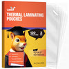 Uinkit Photo Size Thermal Laminating Pouches, 3x5 / 4x6 / 5x7 / Card Sizes, Glossy Finish, 3-5 Mil, Multiple Packs