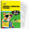 Uinkit US Legal Thermal Laminating Pouches, 9 x 14.5 Inches, Matte & Glossy Finish, 3/4/5/7 Mil Thickness Options