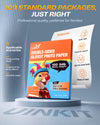 UinkitDouble Sided Photo Paper Glossy 8.5x11 54lbs Inkjet for Dye Ink 200Gsm Value Bulk Pack Picture 8.5 x 11 9.5Mil for Inkjet Printing Printer
