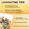 100 Pack Laminating Pouches Holds 11 x 17 Inch Sheets, 3 Mil Laminate Sheets 11.5 x 17.5 Inch for Laminator, Clear Thermal Laminating Pouches with Round Corne