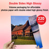 HARTWII Double Sided Photo Paper Glossy Brochure Flyer Paper 110sheets 220sheets