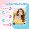 Uinkit 37lb Thin Flyer Paper Glossy 8.5x11 Inkjet 100 Sheets Single Side DIY Chip Bag 135gsm Photos Picture for Inkjet Printer with Dye Ink Letter size A4 Brochure