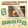 100 Pack Laminating Pouches Holds 11 x 17 Inch Sheets, 3 Mil Laminate Sheets 11.5 x 17.5 Inch for Laminator, Clear Thermal Laminating Pouches with Round Corne