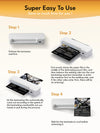 Uinkit US Legal Thermal Laminating Pouches, 9 x 14.5 Inches, Matte & Glossy Finish, 3/4/5/7 Mil Thickness Options