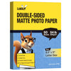 Uinkit Photo Paper, 200gsm, Double MATTE, for inkjet Printers, Photo Prints, Crafts & School Projects Brochures & Crafts (100, 8.5x11)