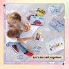 Uinkit 60 Sheets Holographic Clear Sticker Paper Self-Adhesive Waterproof Transparent Film Laminate Sheets A4 8.27"x11.7"Holographic Overlay (Plain,Star,Love Heart,Snowflake,Diamond)