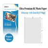 RC Ultra Premium Photo Paper Glossy - Uinkit Photographic Paper 100% Waterproof 4x6 8.5x11 11x17 For Inkjet Printing