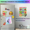 Printable Magnetic Holographic Sheets