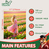100 Sheets Matte Photo Paper Coated 8.5x11 180Gsm 49lbs 8.5Mil For Inkjet and Laser Printer Uinkit