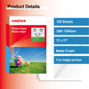 120 Sheets Thin Matte Presentation Photo Paper tabloid paper 11x17 inches 35lb 130gsm and 120 Sheets Matte Presentation Paper 11x17 48lb 180gsm